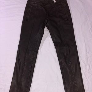 Zara leather pants